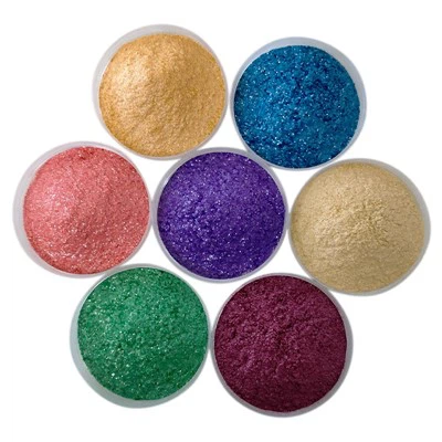 着色マイカフレーク